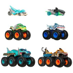Hot Wheels Trucks Sharks vs Dinos Set